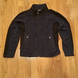 Great Northwest Clothing Company Navy and Black Zip-Up Fleece Jacket